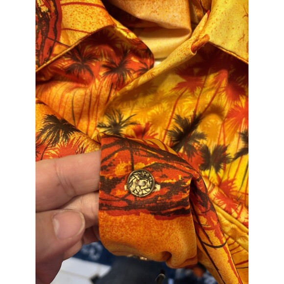 Vintage Sunset Beach Napili Hawaiian Shirt Made in Hawaii - Large? - Picture 5 of 6